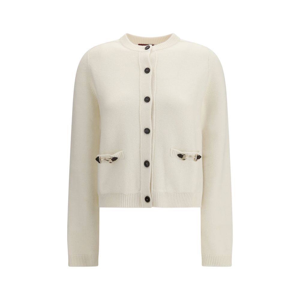 Gucci Beige Wool Cardigan | Regal Royce