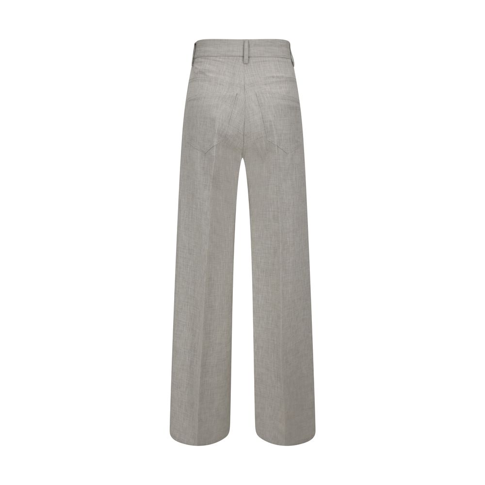 Forte_Forte Gray Viscose Casual Pants | Regal Royce