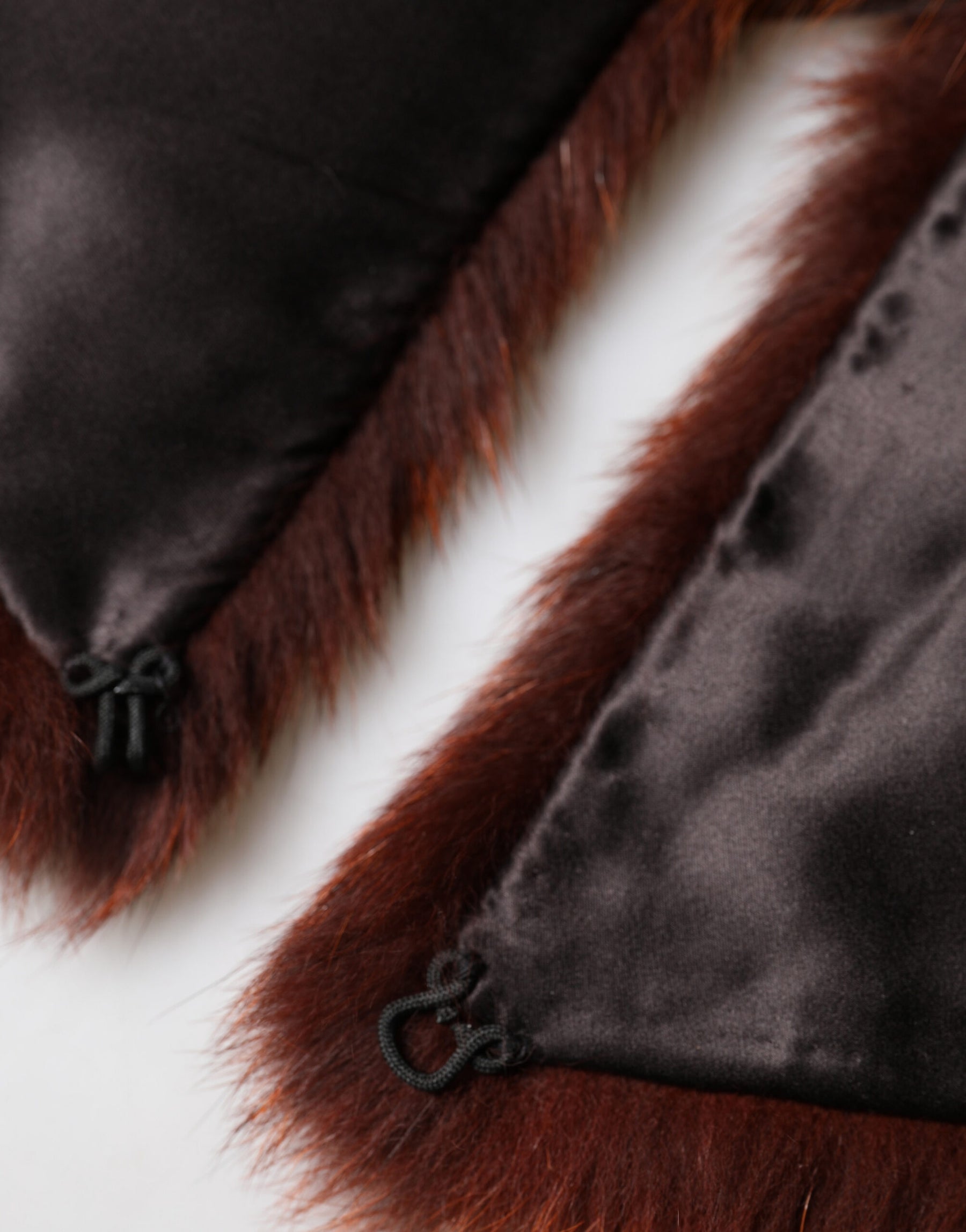 Dolce & Gabbana Brown Mink Fur Collar Women Neck Wrap 60cm x 14cm  Scarf | Regal Royce
