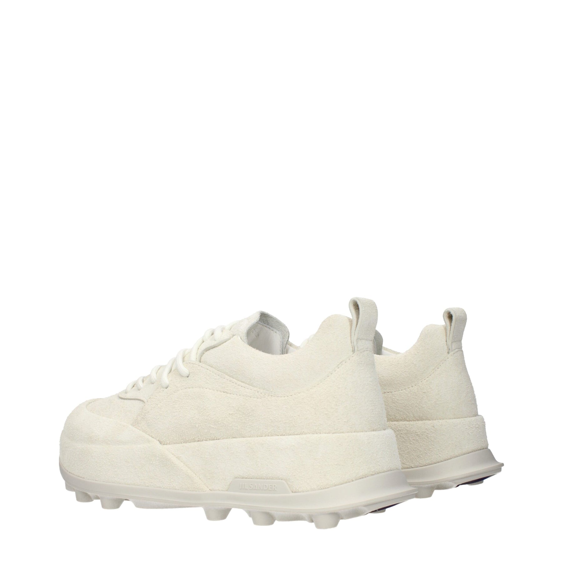 Jil Sander Beige Leather Sneakers | Regal Royce