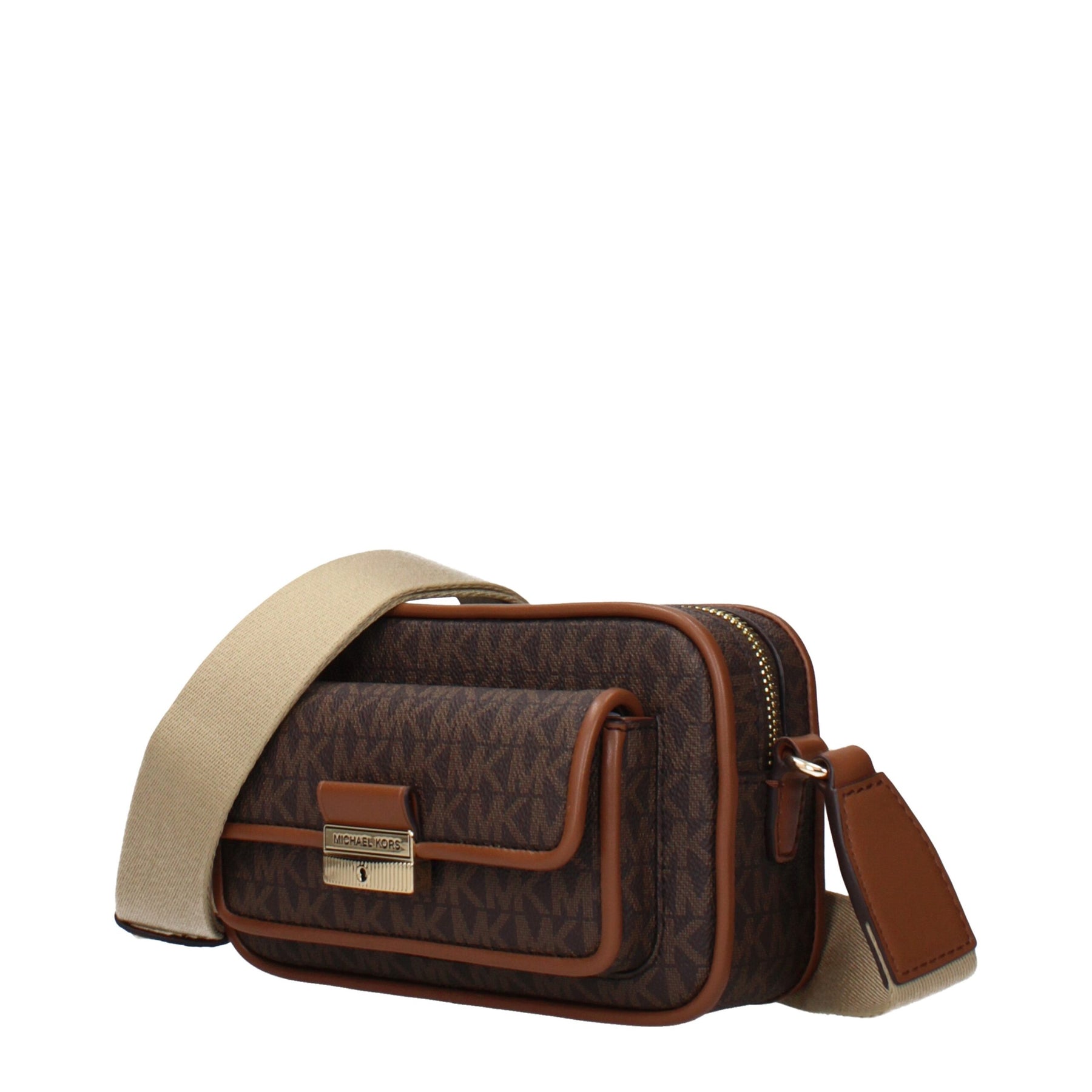 Michael Kors Brown Fabric Crossbody Bag | Regal Royce