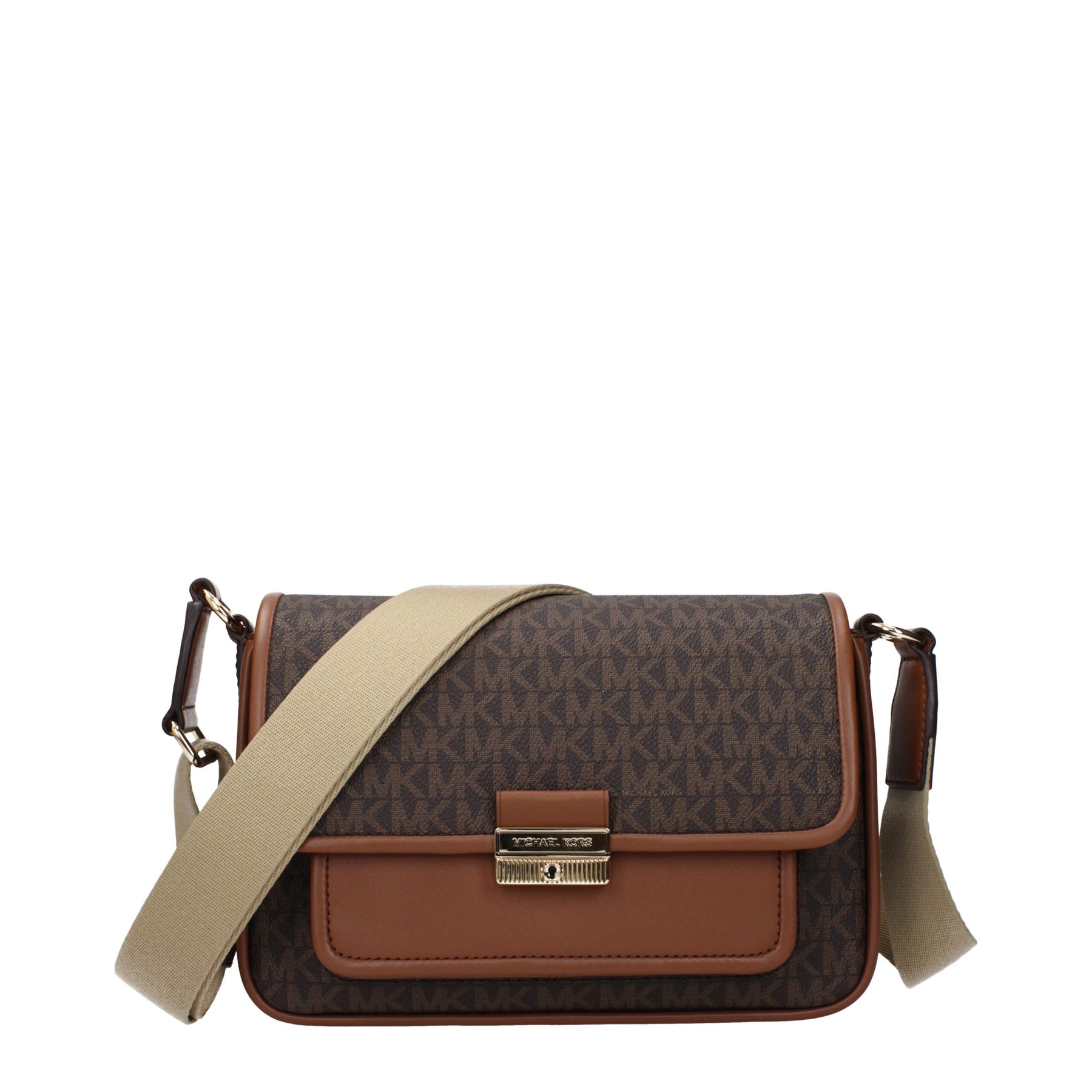 Michael Kors Brown Fabric Crossbody Bag | Regal Royce