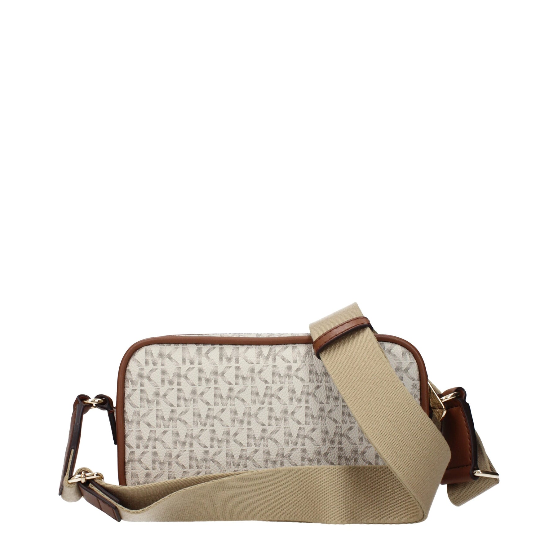 Michael Kors Beige Fabric Crossbody Bag | Regal Royce