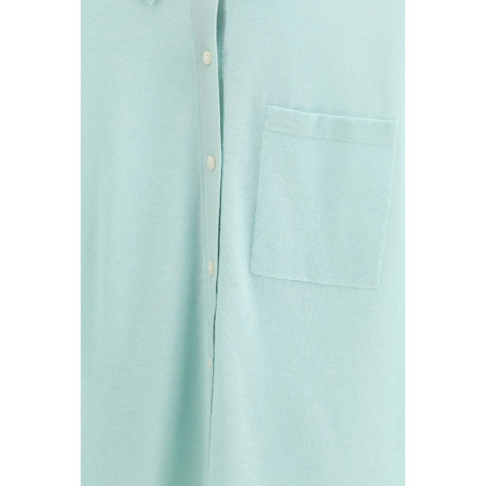 Guest in Residence Blue Cashmere Dress Shirt | Regal Royce