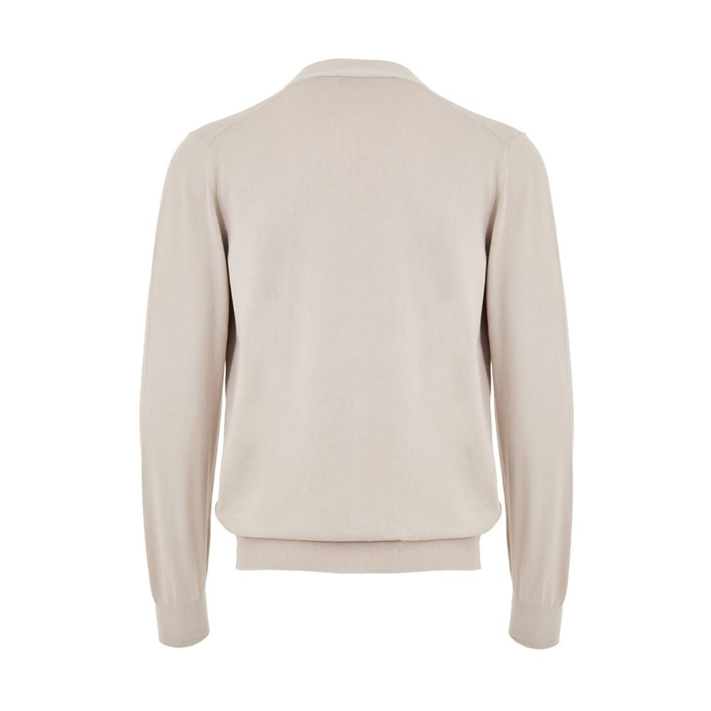 Gran Sasso Beige Cotton Cardigan | Regal Royce