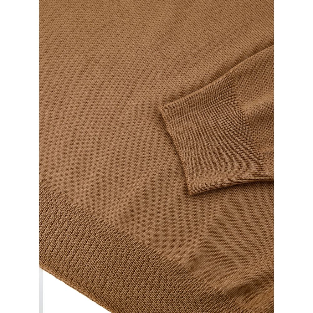 Gran Sasso Brown Wool Sweatshirt | Regal Royce