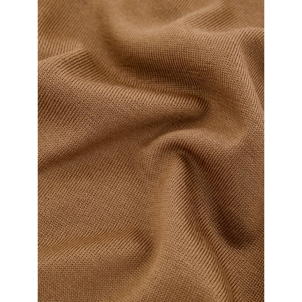 Gran Sasso Brown Wool Sweatshirt | Regal Royce