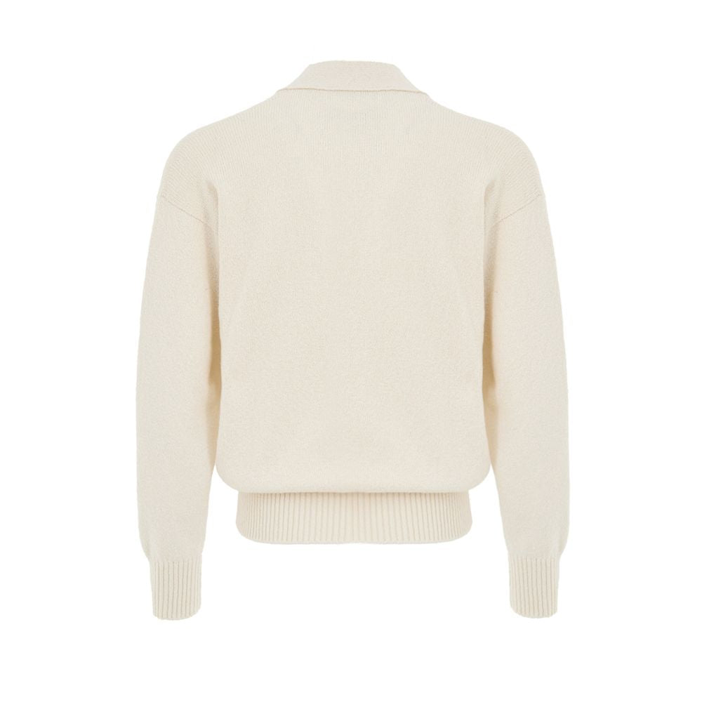 Gran Sasso White Cotton Cardigan | Regal Royce