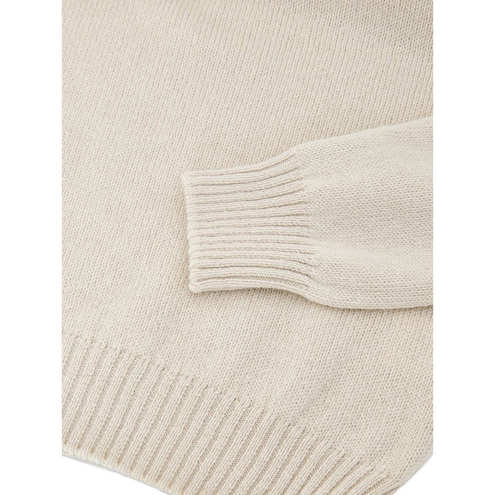 Gran Sasso Beige Wool Turtleneck | Regal Royce
