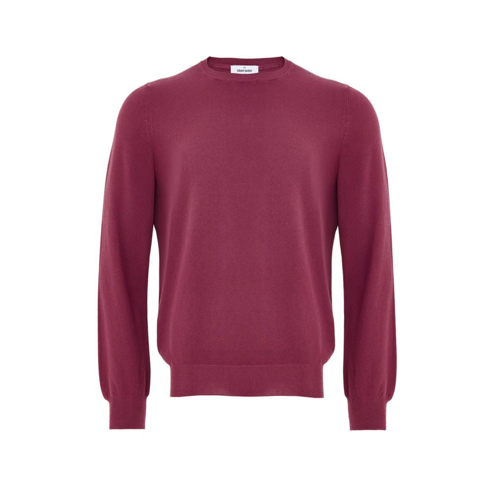 Gran Sasso Purple Cotton Sweatshirt | Regal Royce