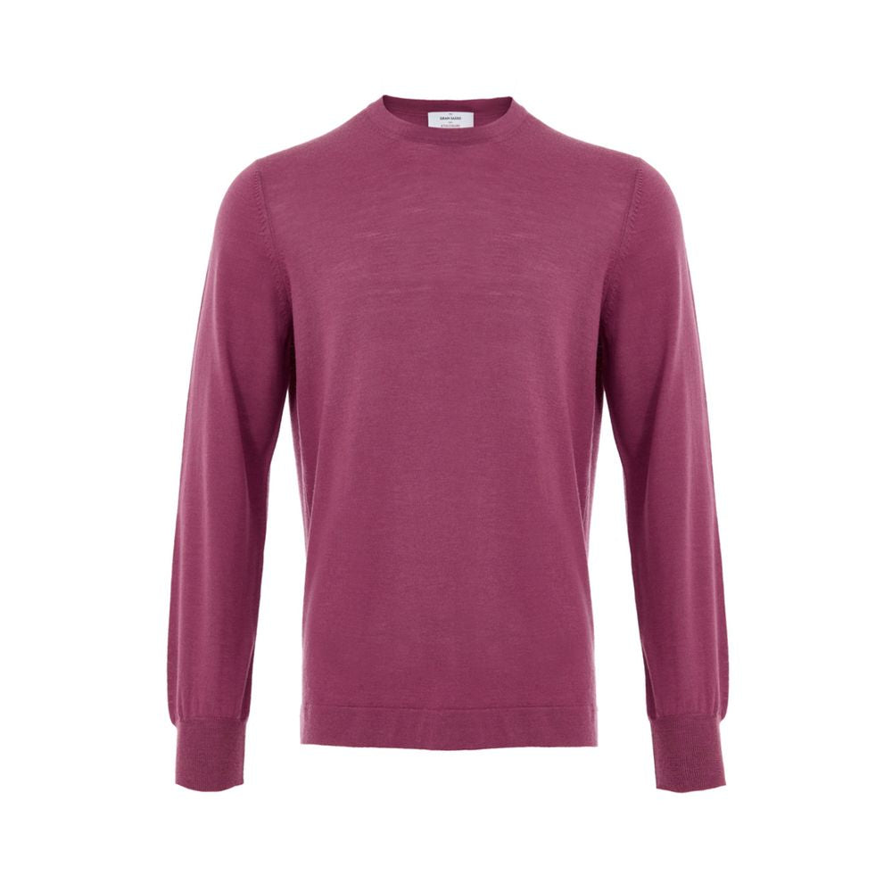 Gran Sasso Purple Wool Sweatshirt | Regal Royce