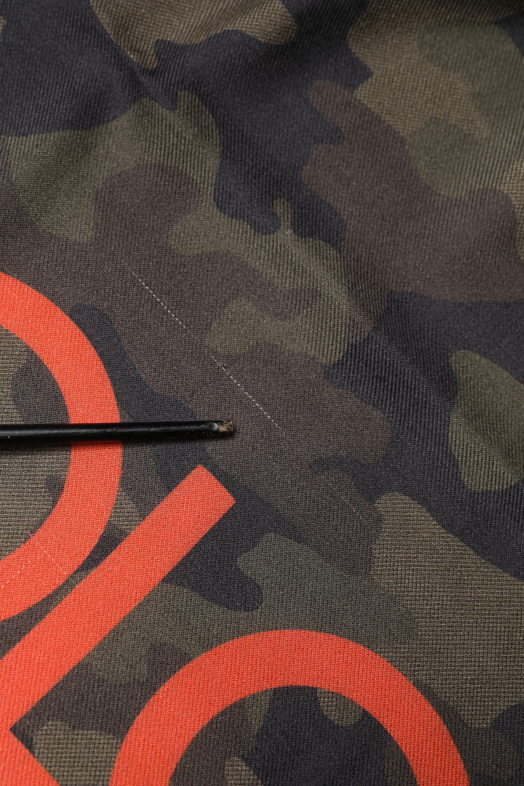 Dolce & Gabbana Green Camouflage Logo Cashmere 138cm x 137cm Men Scarf | Regal Royce