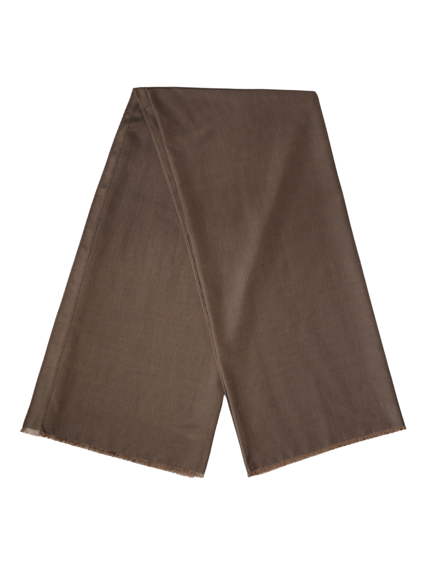 Dolce & Gabbana Brown Polyester Neck Warmer Shawl 185cm x 165cm  Men Scarf | Regal Royce