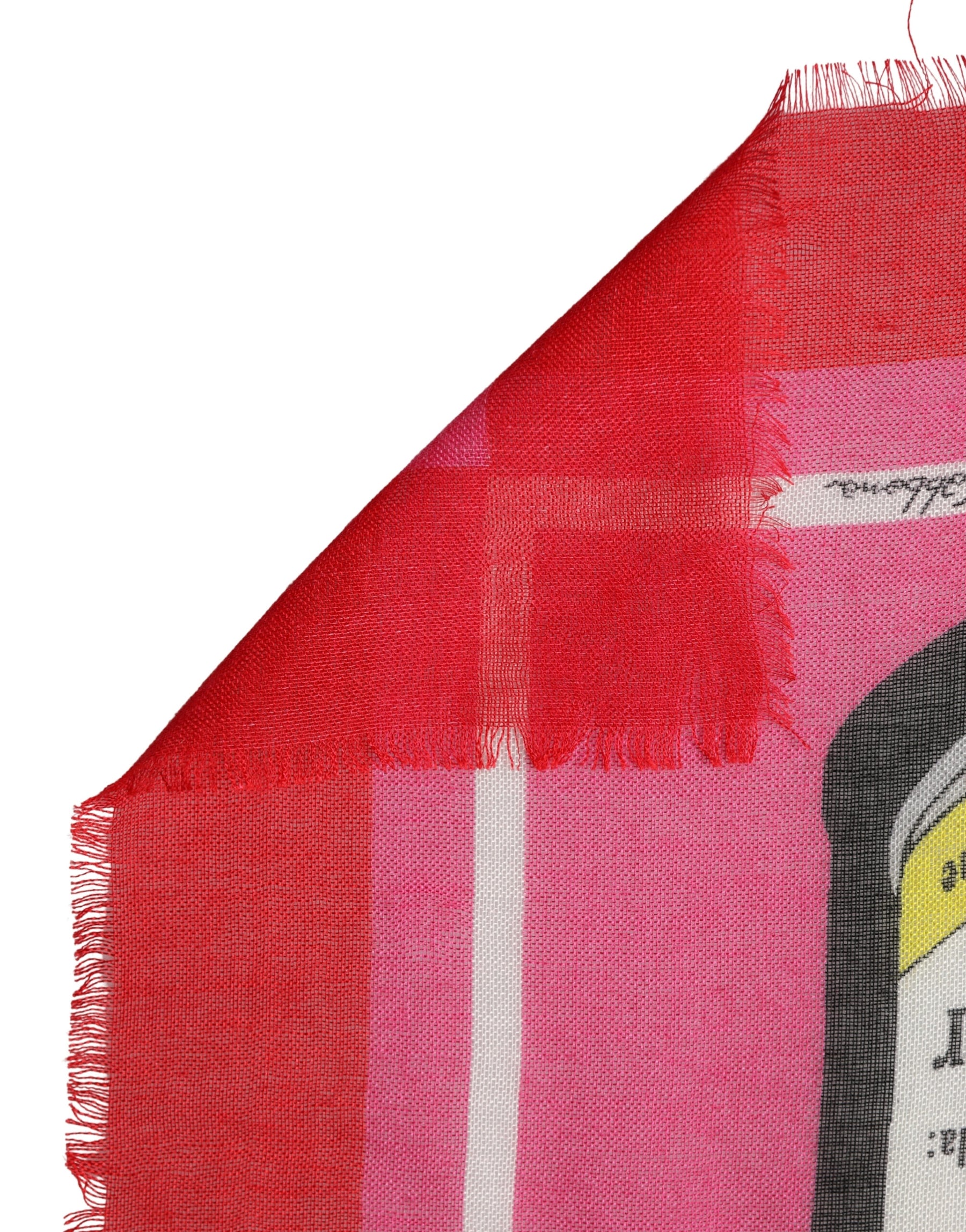 Dolce & Gabbana Pink DG Amore Print Neck Square Shawl 140cm x 135cm  Scarf | Regal Royce