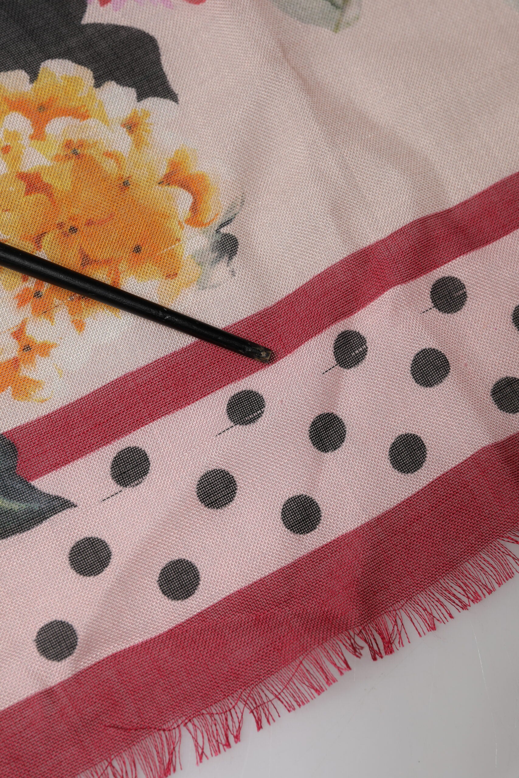 Dolce & Gabbana Multicolor Floral Print Square Stole 136cm x 130cm Scarf | Regal Royce