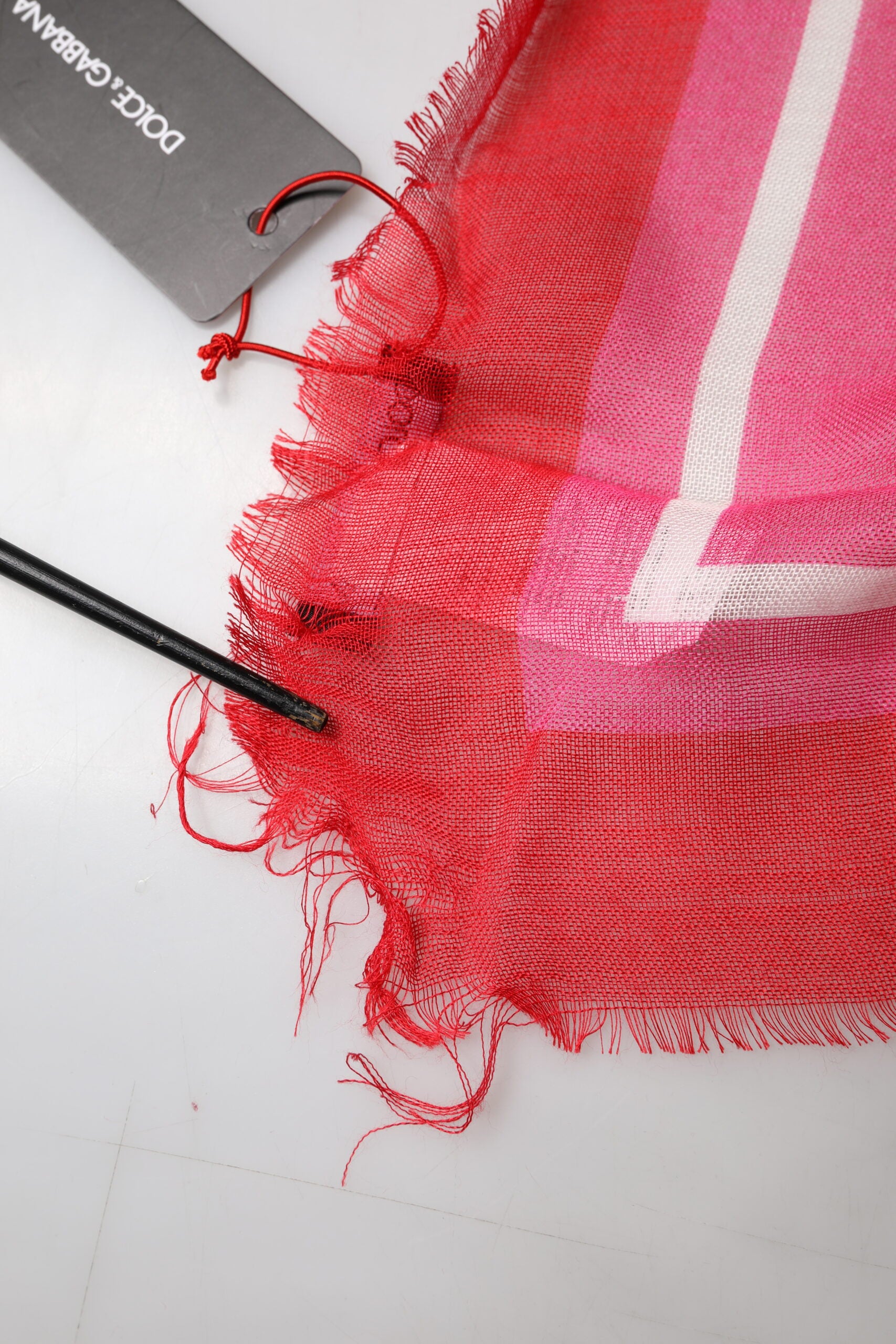 Dolce & Gabbana Pink DG Amore Print Neck Square Shawl 140cm x 140cm Scarf | Regal Royce