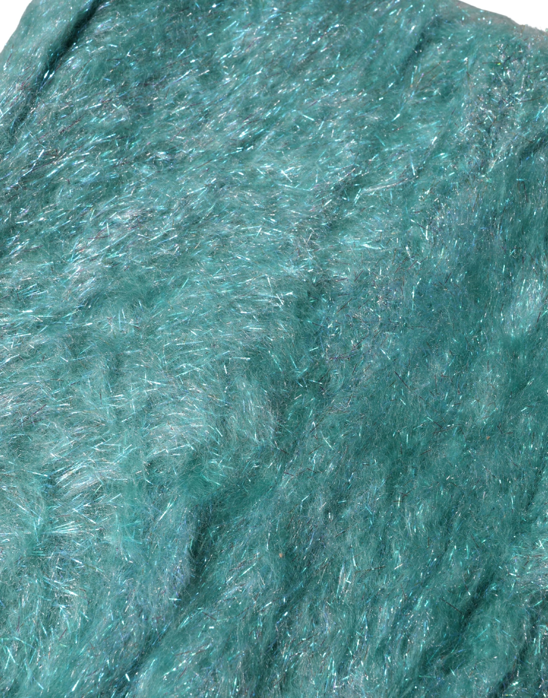 Dolce & Gabbana Teal Mohair Wool Knitted Wrap Shawl 62cm x 32.5cm Scarf | Regal Royce
