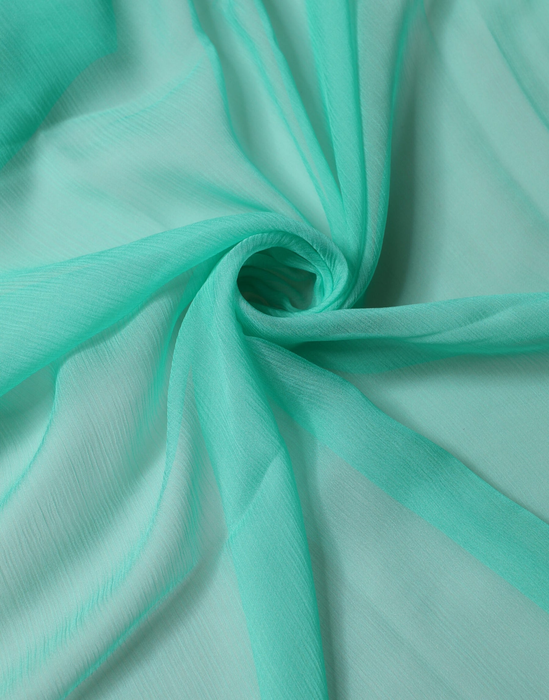 Dolce & Gabbana Light Green Silk Neck Wrap Foulard 131cm x 126.5cm Scarf | Regal Royce
