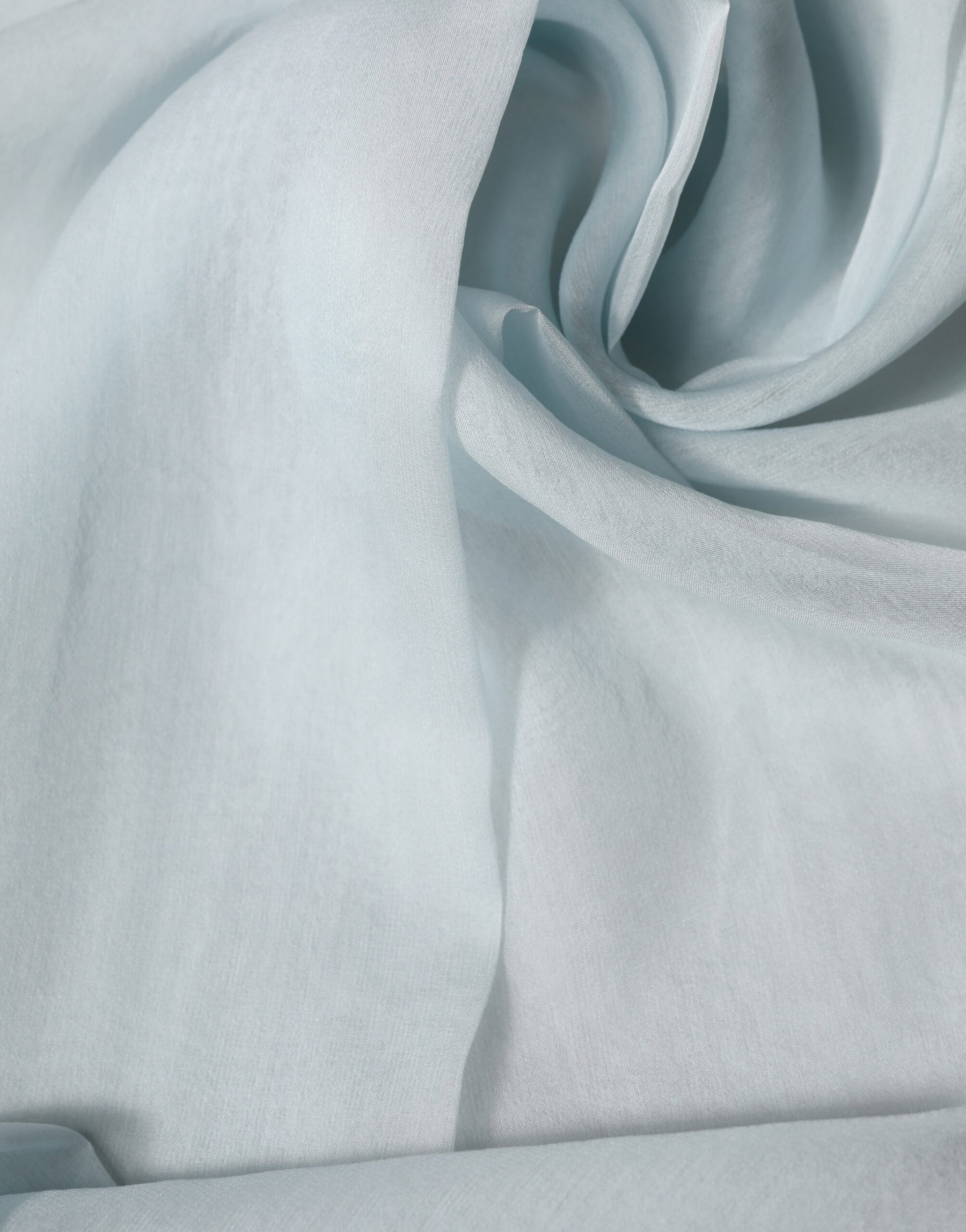 Dolce & Gabbana Light Blue Silk Sash Wrap Foulard 294.5cm x 19cm Scarf | Regal Royce