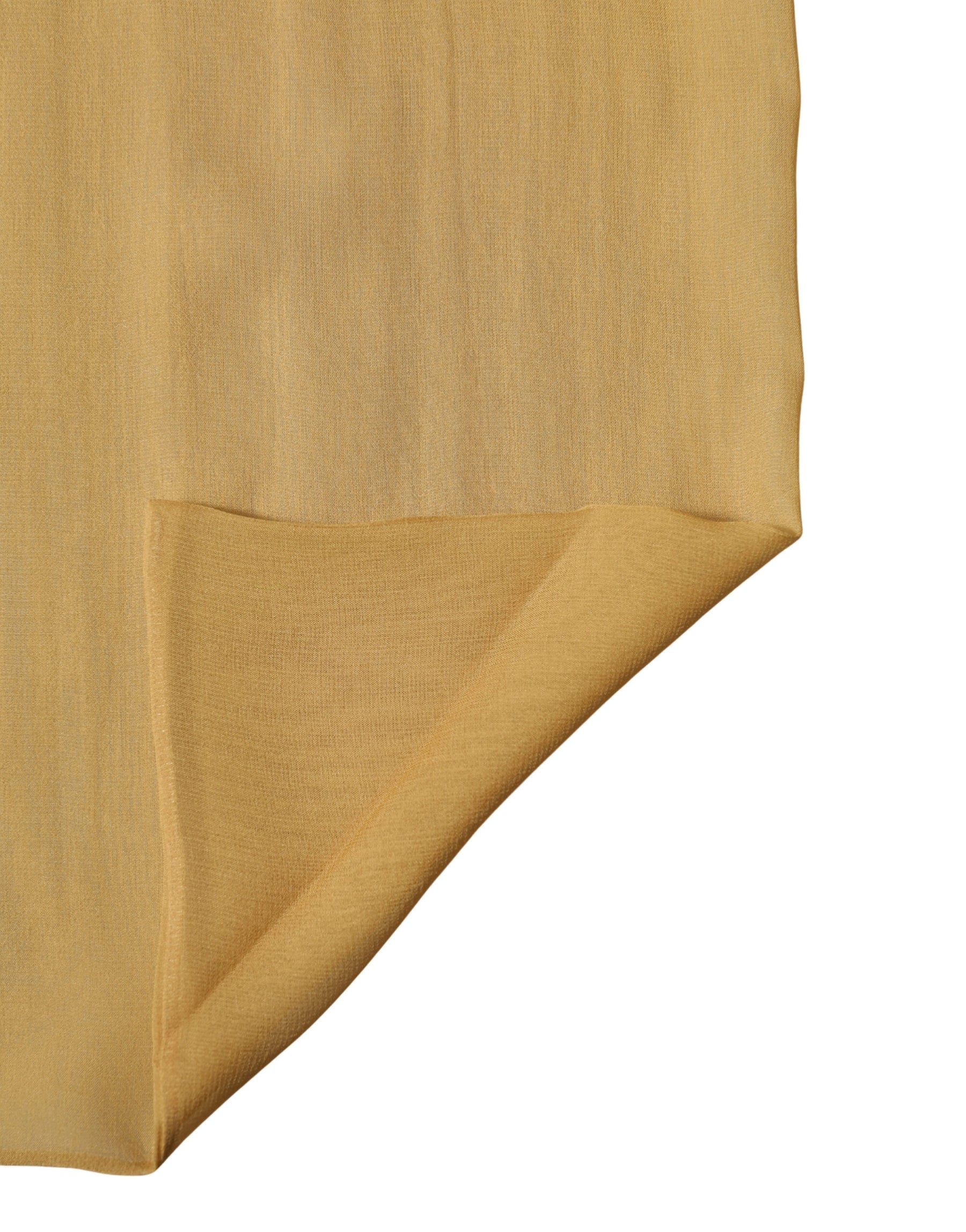 Dolce & Gabbana Brown Silk Sash Wrap Foulard Stole 293.5cm x 19.5cm Scarf | Regal Royce