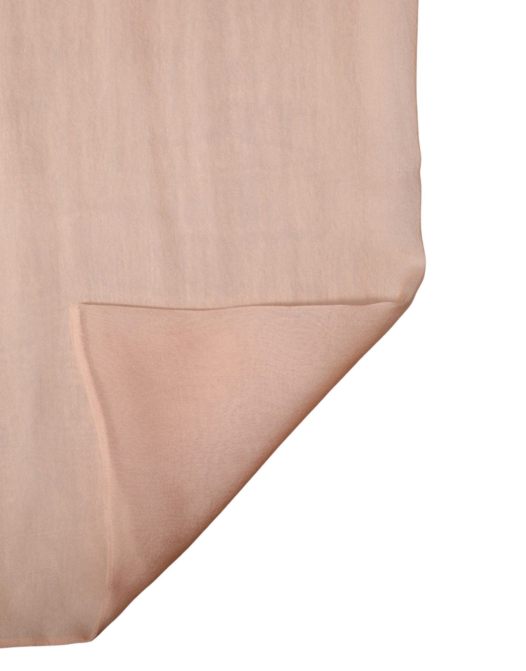 Dolce & Gabbana Light Pink Silk Sash Wrap Foulard 291cm x 19cm  Scarf | Regal Royce