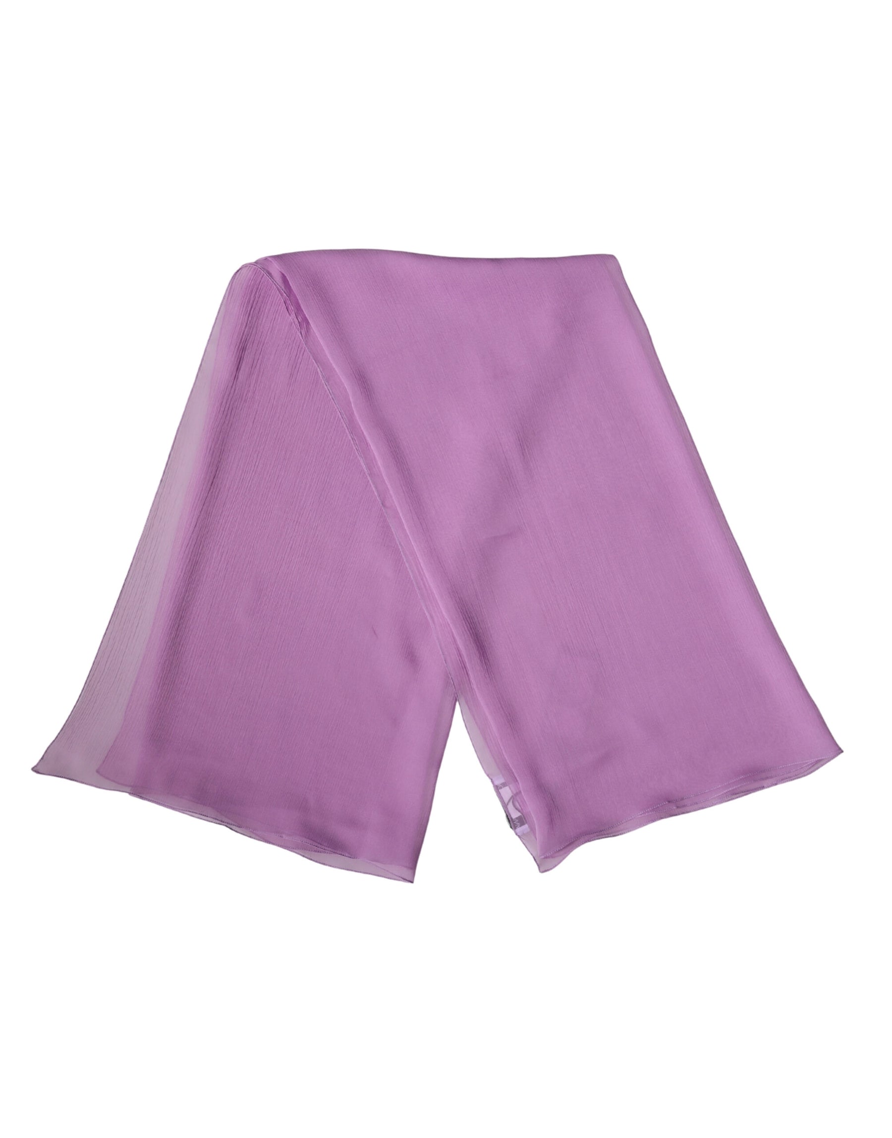 Dolce & Gabbana Light Purple Silk Neck Wrap Foulard 114cm x 114cm  Scarf | Regal Royce