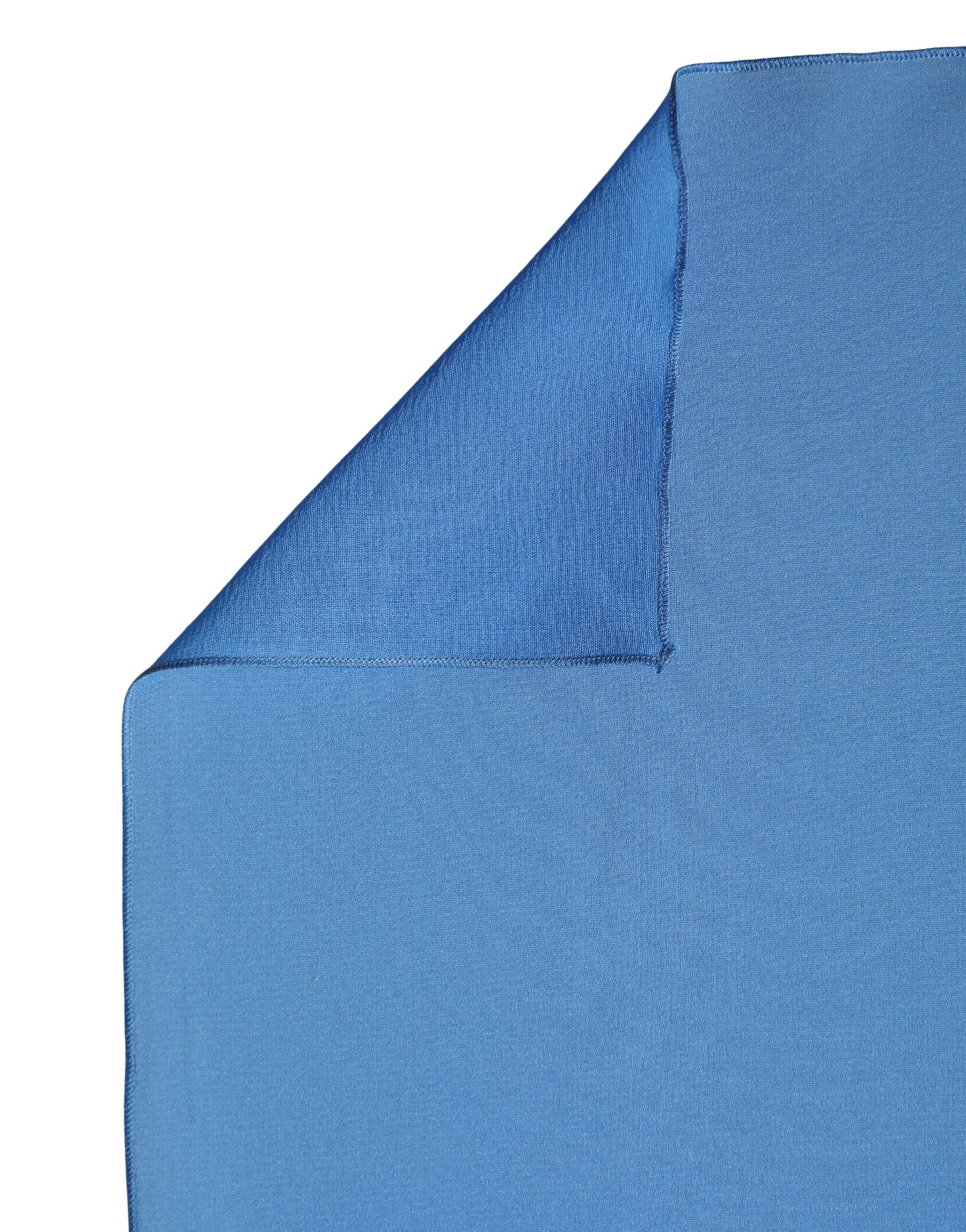 Dolce & Gabbana Blue Silk Neck Wrap Shawl Stole 200cm x 64cm Scarf | Regal Royce