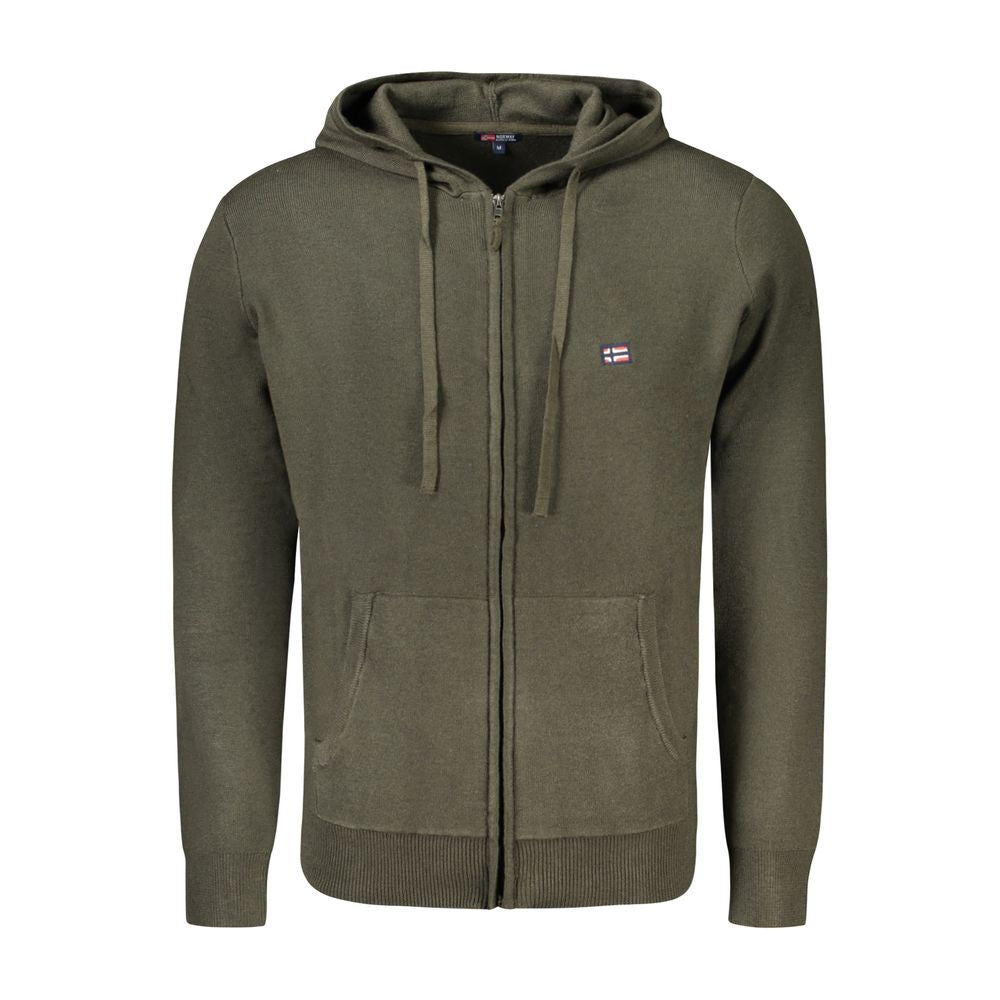 Norway 1963 Green Polyamide Men Cardigan | Regal Royce