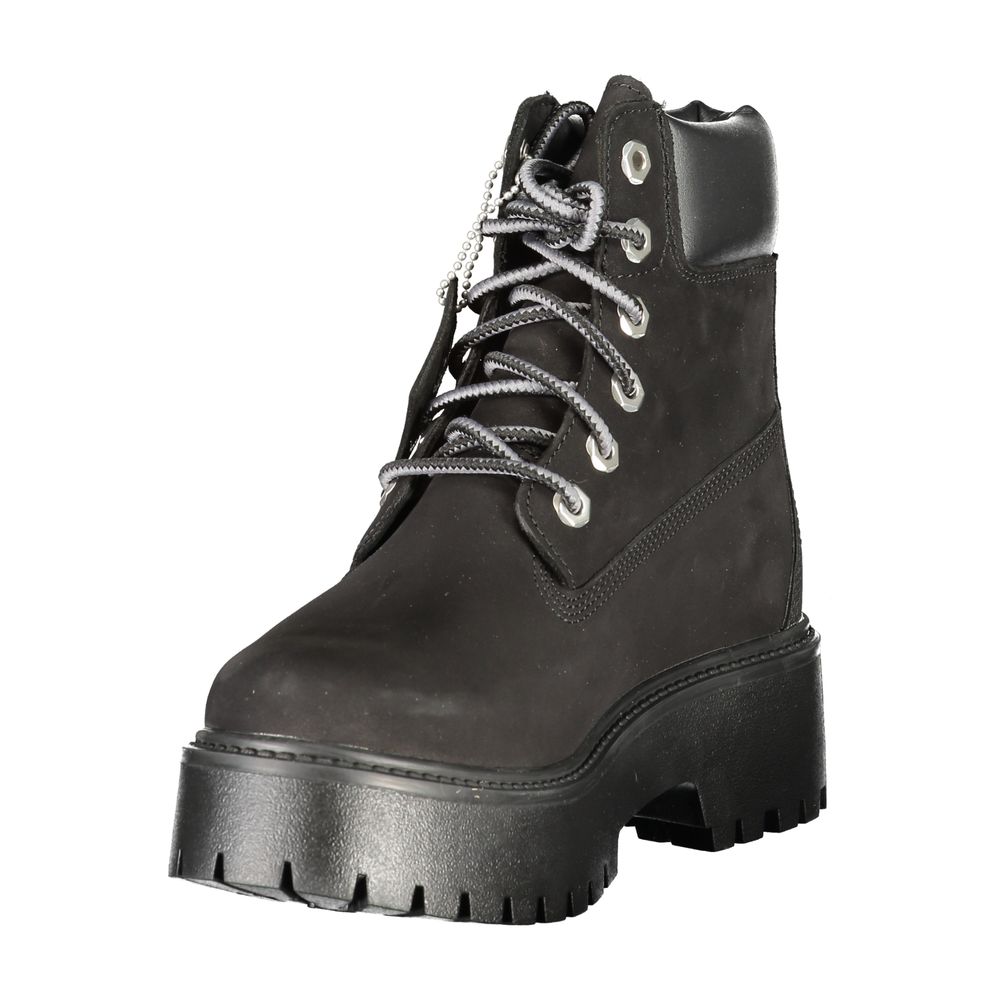 Timberland Black Leather Women Boot | Regal Royce