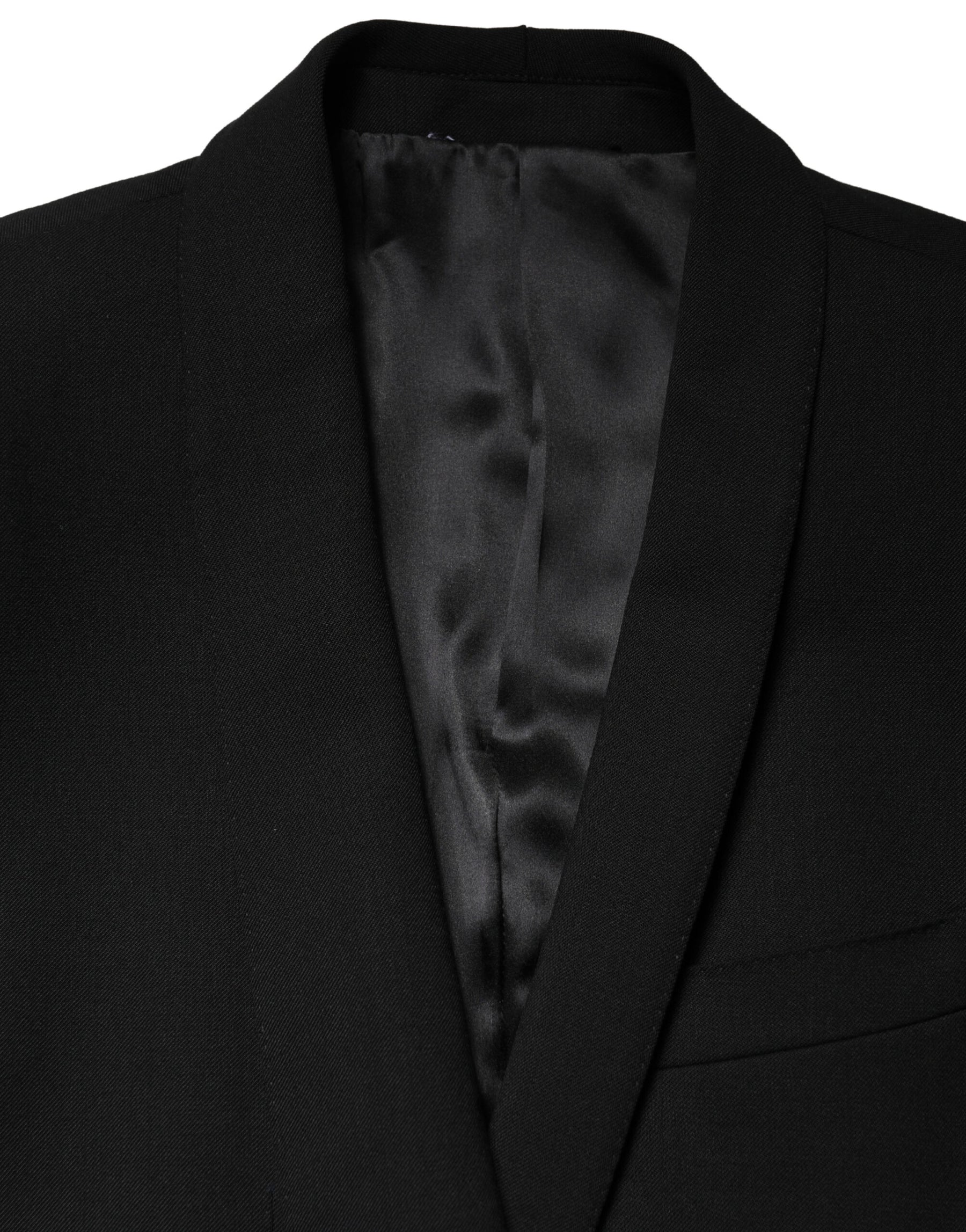 Dolce & Gabbana Black Embellished Single Breasted Blazer | Regal Royce