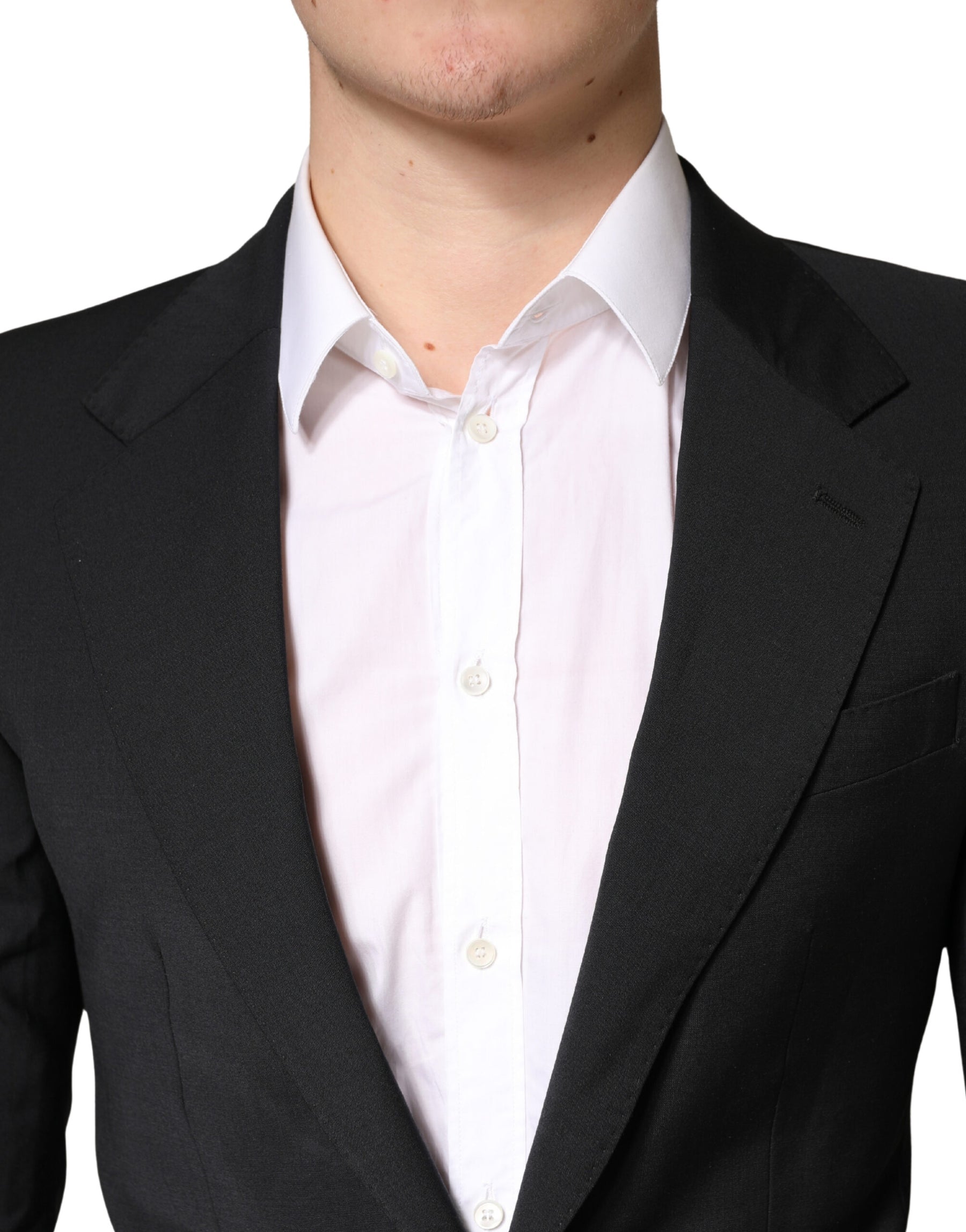 Dolce & Gabbana Black MARTINI Single Breasted Tuxedo Blazer | Regal Royce