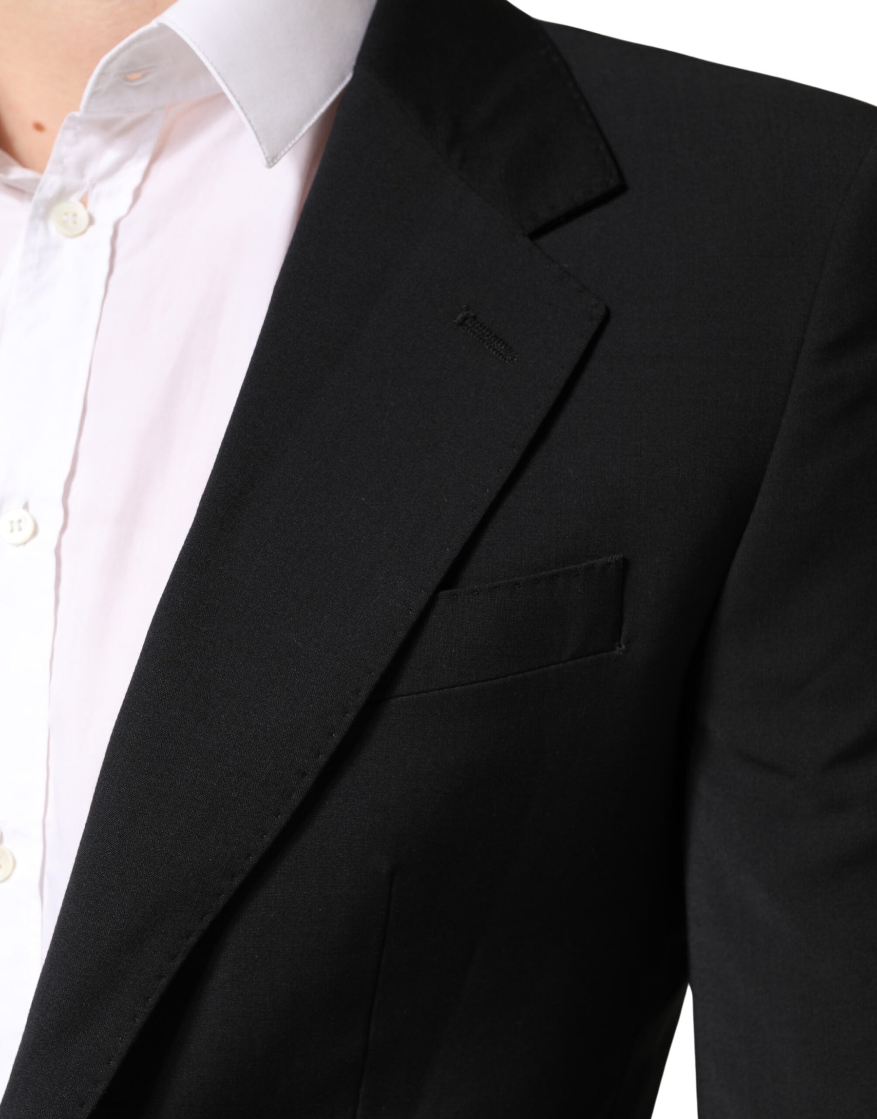 Dolce & Gabbana Black MARTINI Single Breasted Tuxedo Blazer | Regal Royce