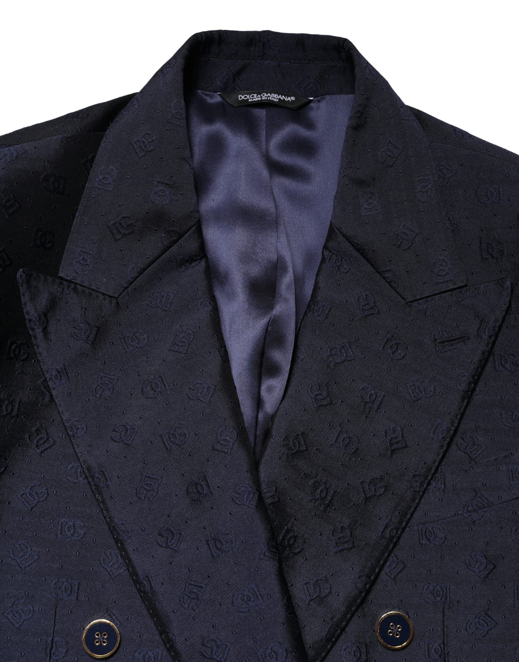 Dolce & Gabbana Dark Blue Double Breasted SICILIA 2 PC Suit | Regal Royce