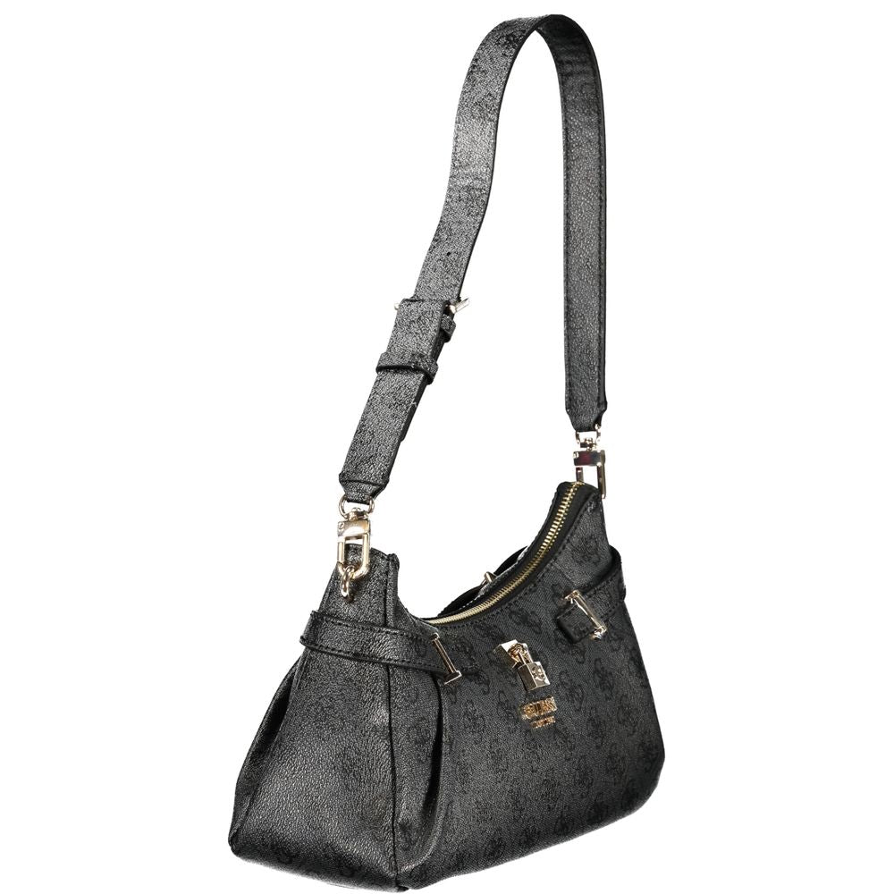 Guess Jeans Nero Polyurethane Women Handbag | Regal Royce