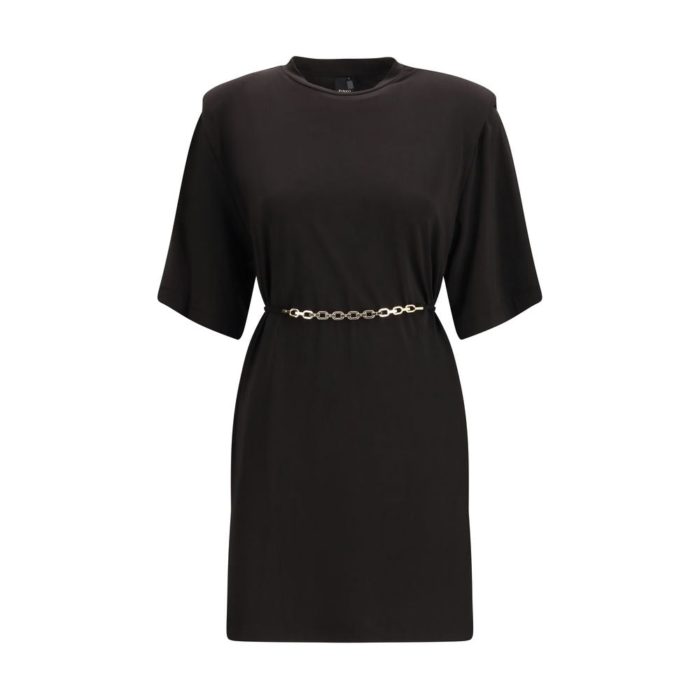PINKO Black Acetate Casual Dress | Regal Royce