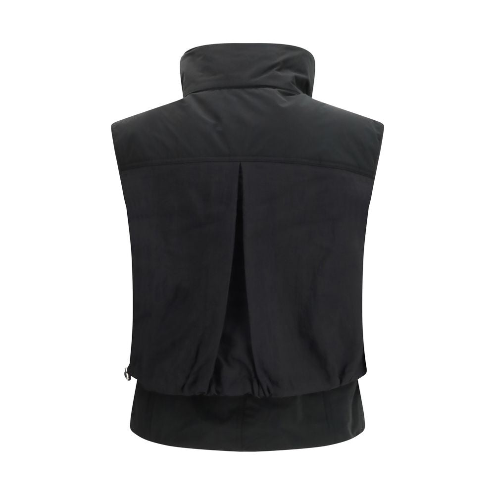 PINKO Black Nylon Sleveless Jacket | Regal Royce