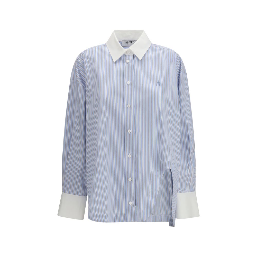The Attico Blue Cotton Pattern Shirt | Regal Royce