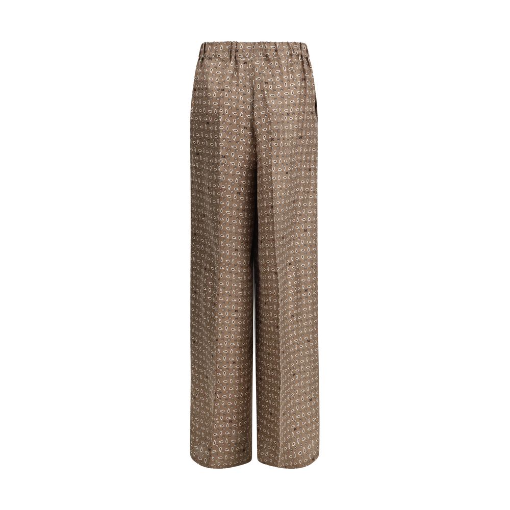 Max Mara Multicolor Silk Pants | Regal Royce