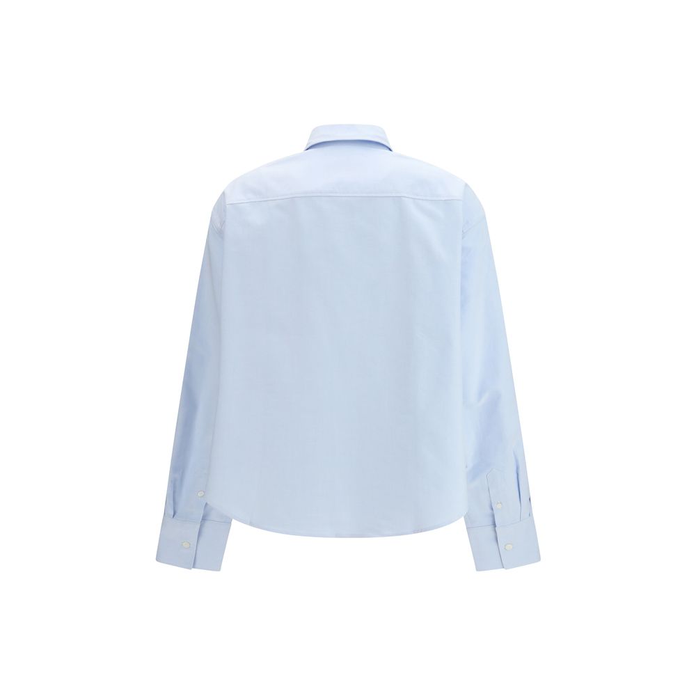 Ami Paris Blue Cotton Dress Shirt | Regal Royce