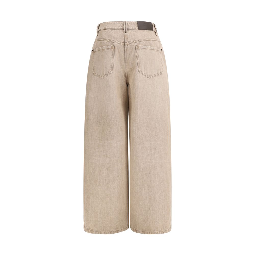 Brunello Cucinelli Beige Cotton Jeans Denim | Regal Royce