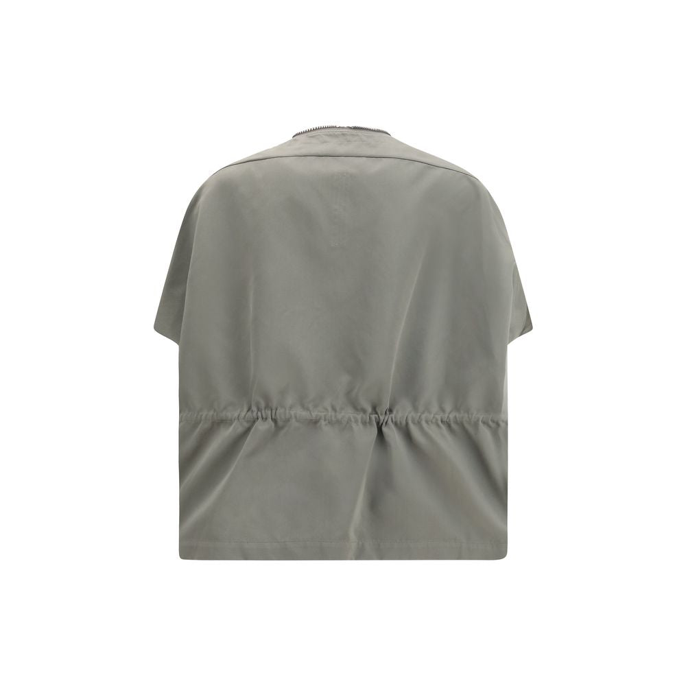 Rick Owens Bicolor Polyester Sleveless Jacket | Regal Royce