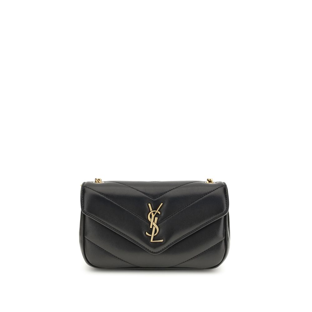 Saint Laurent Black Lamb Ovis Aries Aries Shoulder Bag | Regal Royce