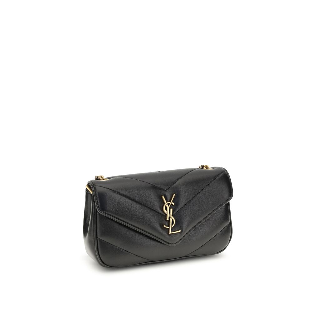Saint Laurent Black Lamb Ovis Aries Aries Shoulder Bag | Regal Royce