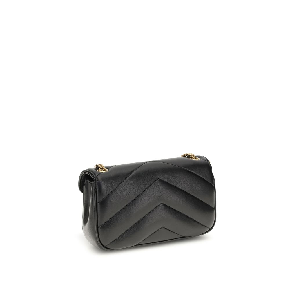 Saint Laurent Black Lamb Ovis Aries Aries Shoulder Bag | Regal Royce