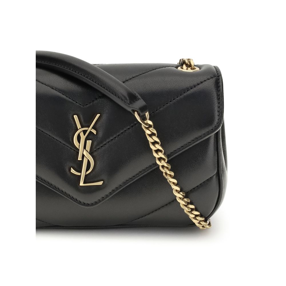 Saint Laurent Black Lamb Ovis Aries Aries Shoulder Bag | Regal Royce