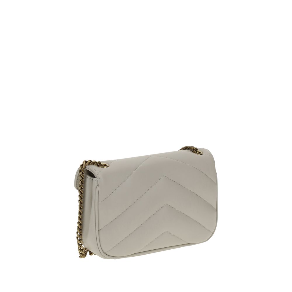 Saint Laurent White Lamb Ovis Aries Aries Shoulder Bag | Regal Royce