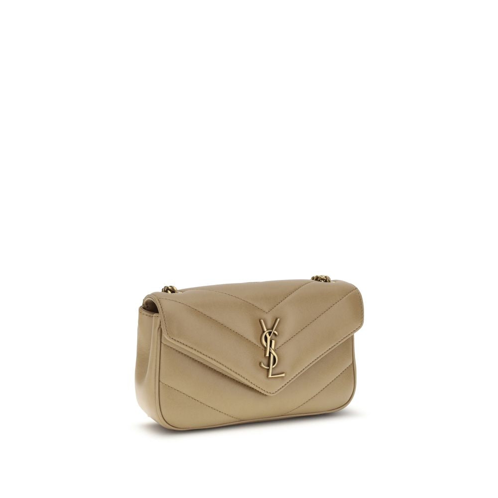 Saint Laurent Beige Lamb Ovis Aries Aries Shoulder Bag | Regal Royce