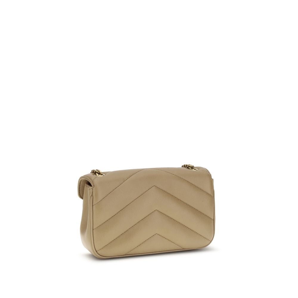 Saint Laurent Beige Lamb Ovis Aries Aries Shoulder Bag | Regal Royce