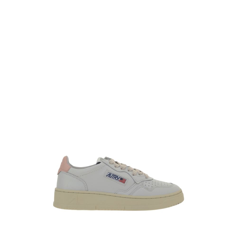 Autry White Calf Leather Bos Taurus Low Top Sneakers | Regal Royce