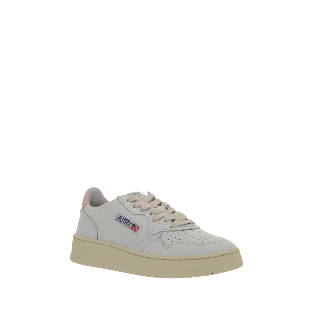 Autry White Calf Leather Bos Taurus Low Top Sneakers | Regal Royce